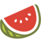 Watermelon emoji on Google